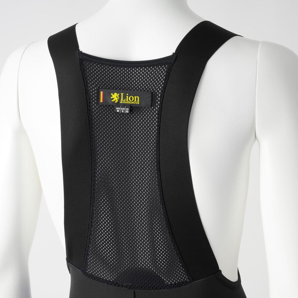 Lion de Kapelmuur Teplé cyklistické kalhoty s laclem EVO3, Černé, L, Podzim/Zima (5 °C-15 °C)