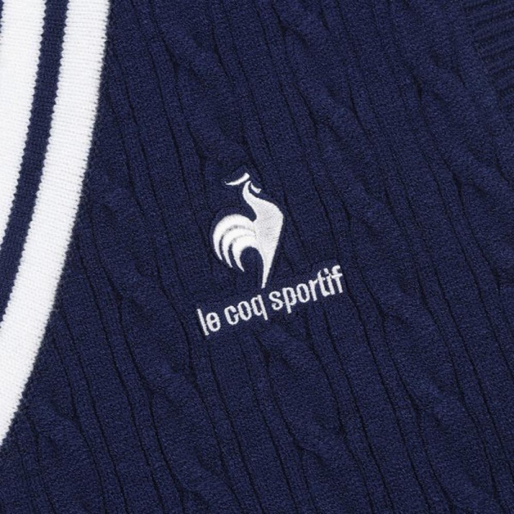 Le Coq Sportif [cLearance][70  Off] cabLe Sweater Vest Unisex Qp123tst12