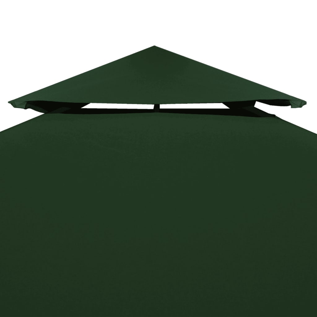 vidaXL Gazebo Roof Cover Replacement Roof 310 G/m² Green 3x4 M