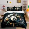 Billiard Balls and Cues. Bedding Sets Duvet Cover Sets Duvet Covers Pillowcases(1 * Duvet Cover 2 * Pillowcases Without Duvet Insert)