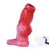 Theodore Textured Red Medium Squirting  Sleeve  Extenders & Enlargers