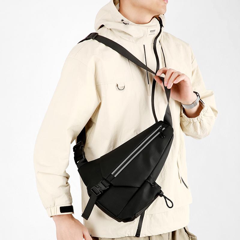 Men's Chest Bag Large Capacity Crossbody Bag