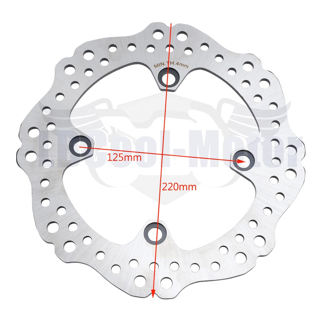 Rear Wheel Brake Disc Rotor 43351-KZZ-901 for HONDA CRF250L 2013-2020 CRF300L CRF300R 2021-2024 CRF250R 2017-2020 Brake Rotor