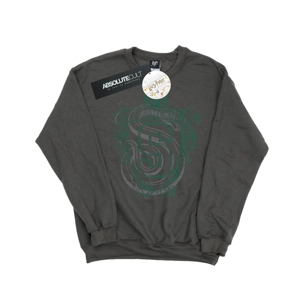 HARRY POTTER Womens/Ladies Slytherin Serpent Crest Sweatshirt