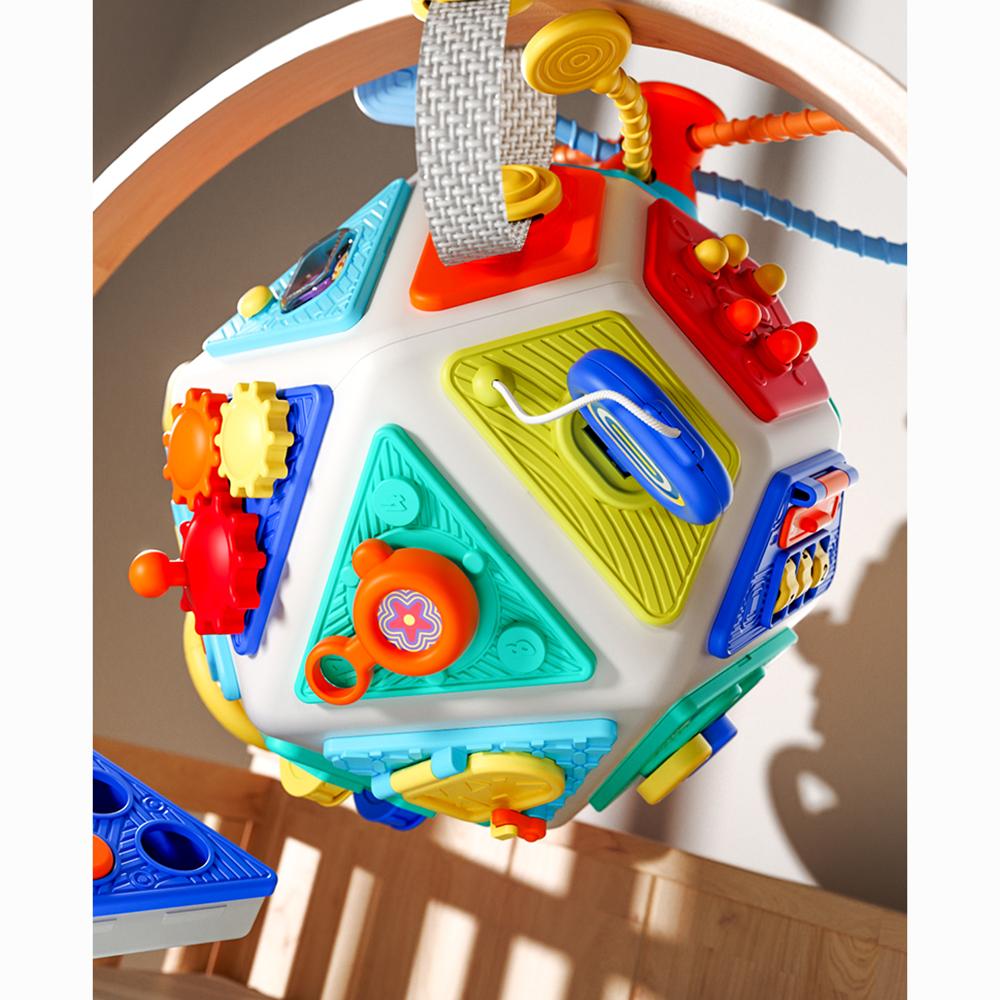 22-in-1 Toddler Busy Cube Toys Montessori Sensory Toys for Toddler Educational  Activities Learning Travel Toy  Fine Motor Skill