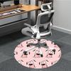 1pc Courage the Cowardly Dog Office Round Area Rug, Under Office Chairs Bedroom Living Room Home Decor  a1022223