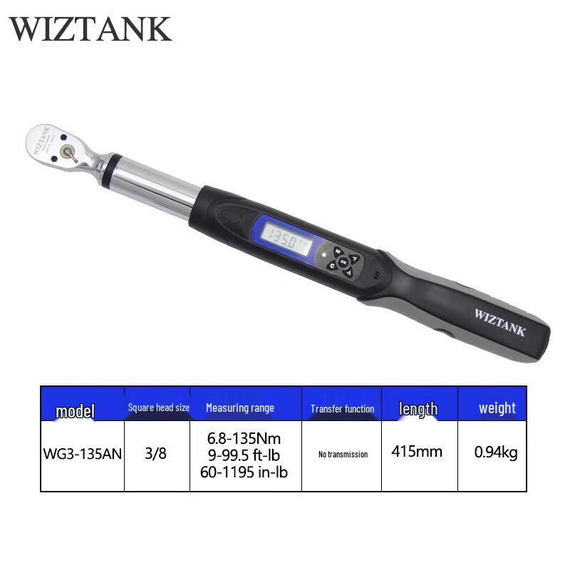 Chave de Torque Digital de Alta Precisão WIZTANK com Memória