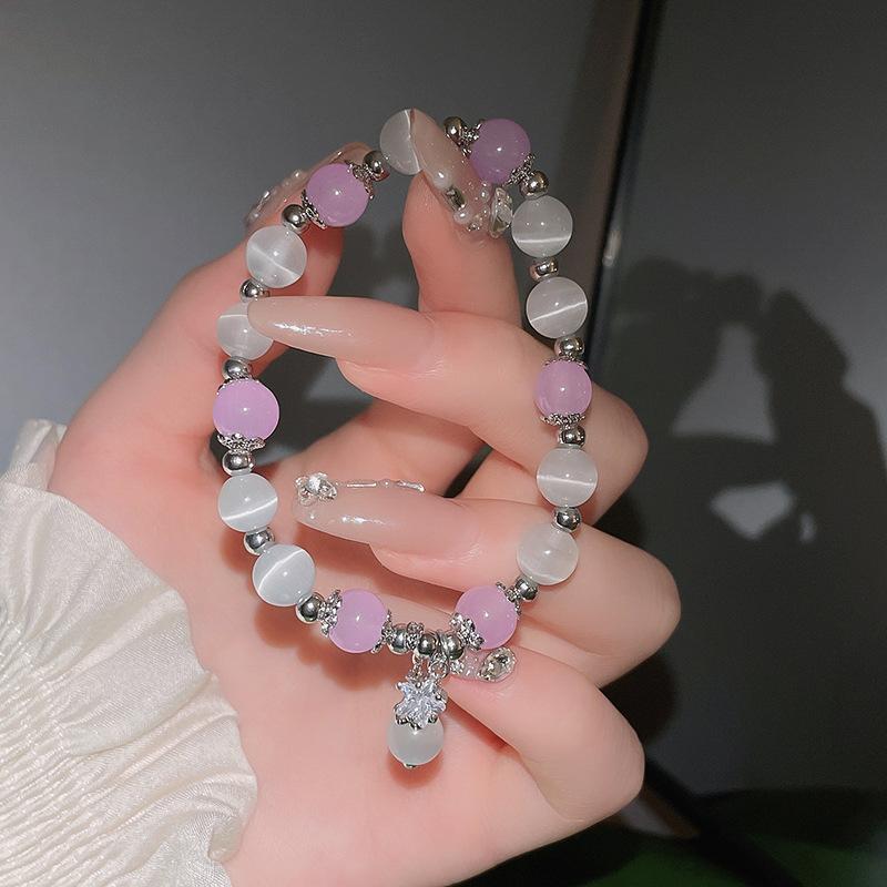 Ροζ Κρύσταλλο Φυσική Πέτρα Βραχιόλι Ενέργεια Ρέικι Βραχιόλια Κλωστή Βραχιόλια Για Γυναίκες Προσευχή Ευλογία Υγεία Περίβραχιόνιο Κοσμήματα