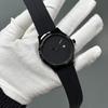 New Stylish Elegant Unisex Quartz Watch Stainless Steel Alloy Dial Silicone Magnetic Strap 3Atm Waterproof Sport Watch