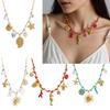 Handcrafted Knot Design Starfish Necklace Comfortable Rope Chain Jewelry Accessory For Casual Outfit Enhancer