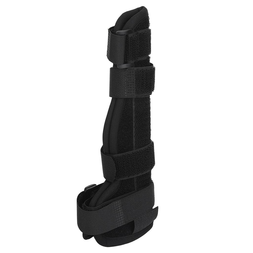 Orteză cu 2 degete cu placă de aluminiu încorporată, absorbantă de transpirație, respirabilă, suport pentru atele de degete pentru bro