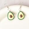 Avocado Dangle Earrings for Women Girls Creative Fruit Pendant Earring for Teen Girl Cute Fashion Avocados Dangle Earring Trendy Statement Lovely