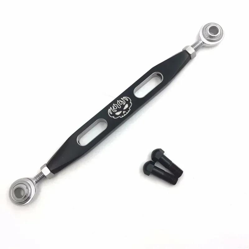 Motorcycle Gear Shift Linkage For Harley Davidson 2004-later Sportster 1200/Forty Eight Black Slotted Flame Skull