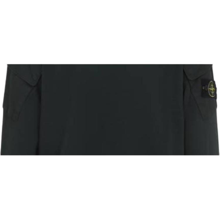 STONE ISLAND Logo Crew Neck Pocket Long Sleeve Sweatshirt Men Sweatshirt Green K2S156100008S0A20-V005E