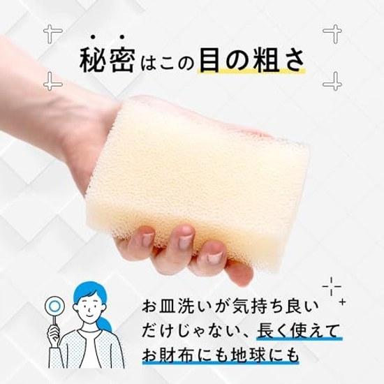 PAX NATURON Kitchen Sponge (Natural Set 5) Dishwashing (Lathering Drainage Durability) Taiyo Yushi