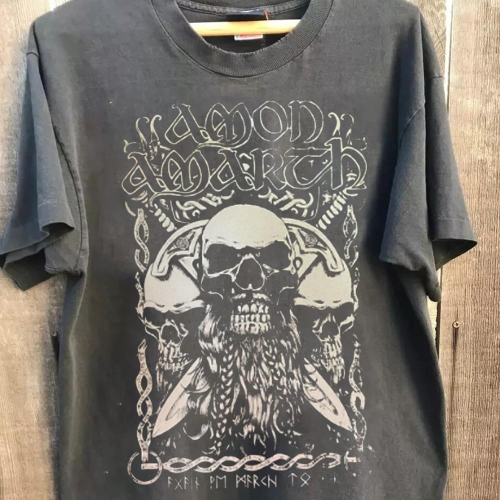 New Amon Amarth tour2025 Men Black S-235XL Tee 20D1945 Unisex T-Shirt XXXL