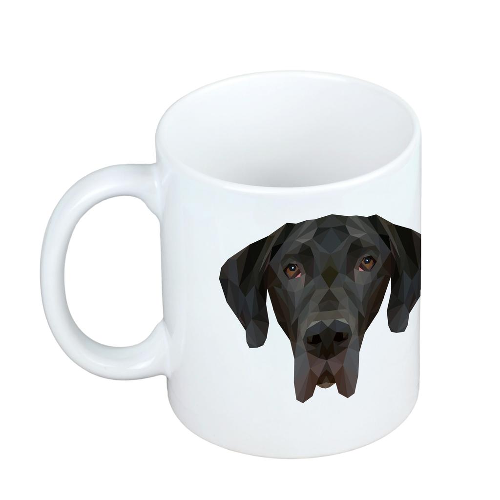Dog Niemiecki I -Kubek Ze Zdjęciem I Napisem Geometryczny Pies Art-Dog