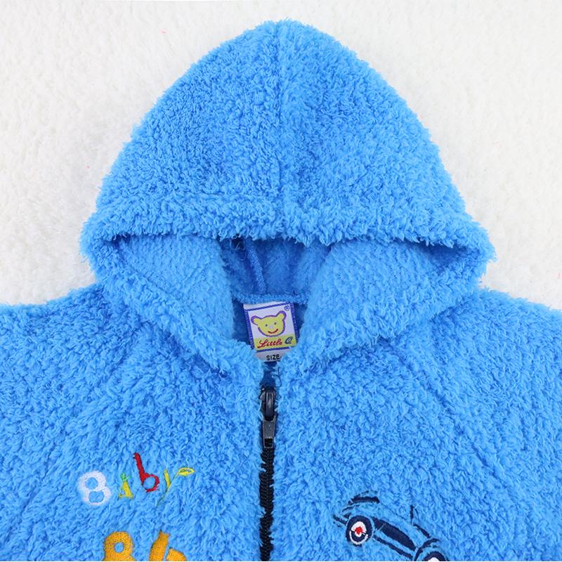 1 do 3 lat dzieci chłopiec i dziewczynka dziecko koralowe polarowe kurtki zimowe bluza z kapturem płaszcze
