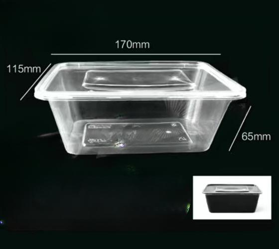 Netěsné nádoby na přípravu jídla s víkem Opakovaně použitelné, stohovatelné plastové boxy na skladování potravin pro zdravá a pohodlná jídla na cestách