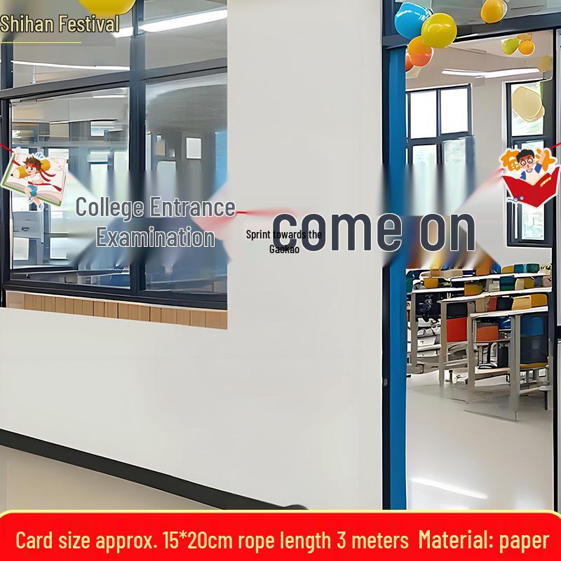 Motivational Bunting for School Exam Success - Classroom Decoration