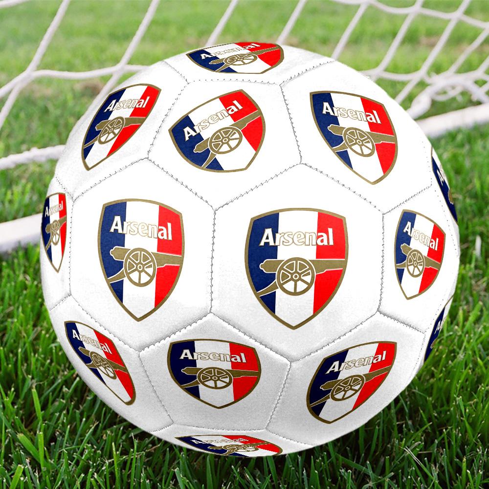 Cresta del Club di Calcio Arsenal Pallone da Calcio Misura 5 Macchina da Cucire per Pallone da Calcio Allenamento all'Aperto e Partite per Accessori da Calcio