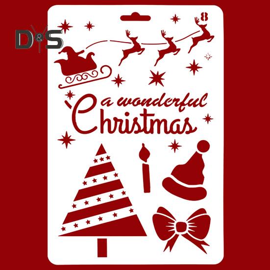 Fine Workmanship Cake Stencil Hollow Out Delicate Christmas Fondant Cake Rim Mesh Embossing Stamp Mold