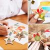 200 ks 10/12/15/20 MM Hvězdicové dřevěné třísky DIY Kreativní leštěné přírodní dřevěné projekty Řemesla Dekorace
