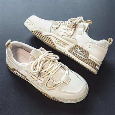 Fashion Autumn Spring Sneakers Men Vulcanized Shoes Platform Fashion White Leather Shoes Casual Sneakers Men Chaussure Homme