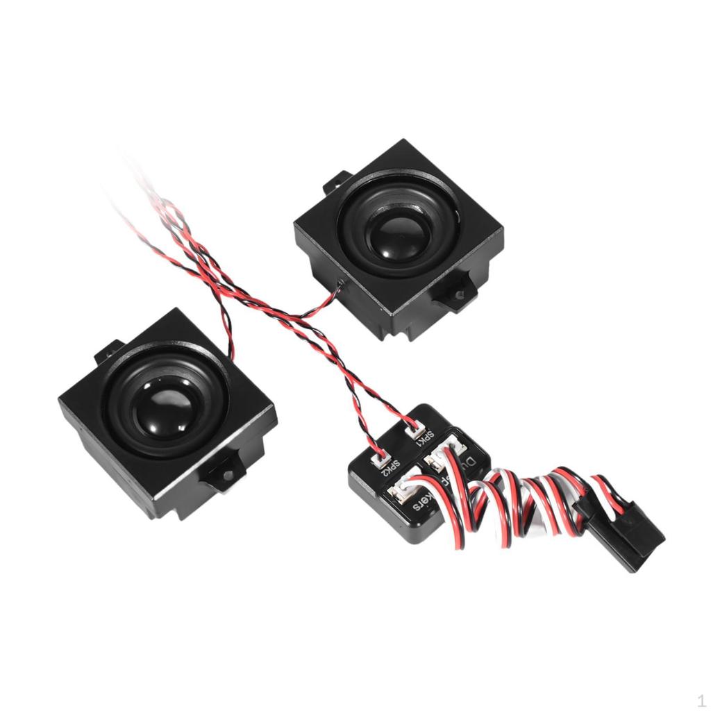 RC Engine Sound Simulator 5W Speaker Easy Installation Realistic Replace Simulated