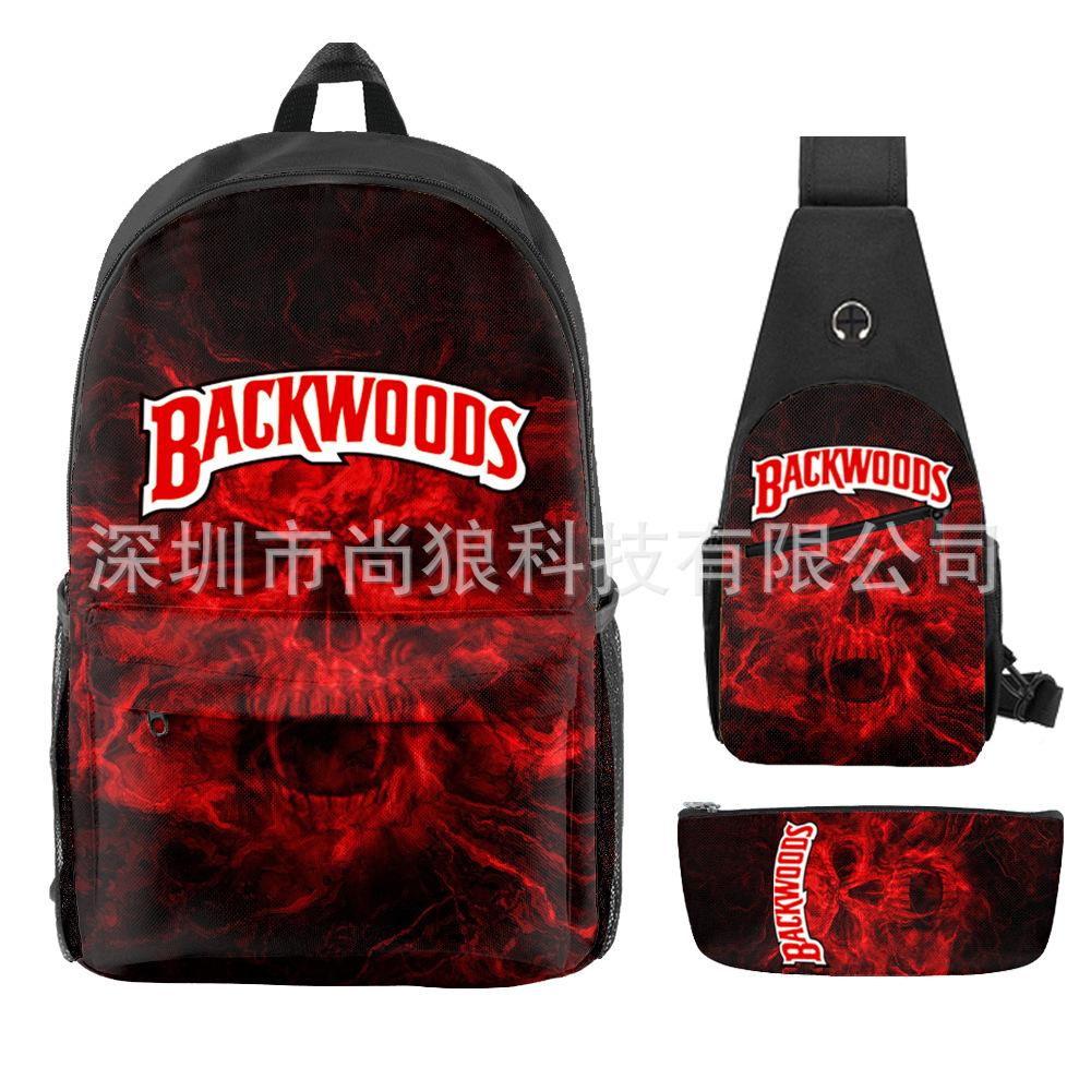 Student School Bag Backwoods Backpack Shoulder Bag School Bag Large Capacity Water-Proof Backpack