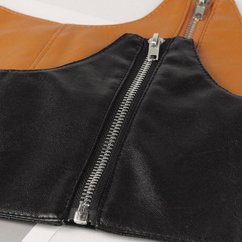 Black Corset Wide Belt Pu Leather Slimming Body Belts for Women Elastic High Waist Waistband