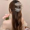 Rhinestone Butterfly Hair Clips Women Temperament Elegant Mesh Hair Clip Fashion Hair Accessories Girl Styling Hairpin Headdre