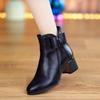 Fashion Autumn Women's Platform Shoes New Stiletto Heel Heeled Ankle Boots Winter Versatile Pointed Toe Warm Short Boots