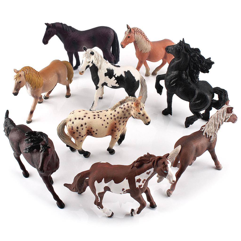 Simulated Steed Horse Pvc Model Collectible Figurine For Kids And Animal Enthusiasts