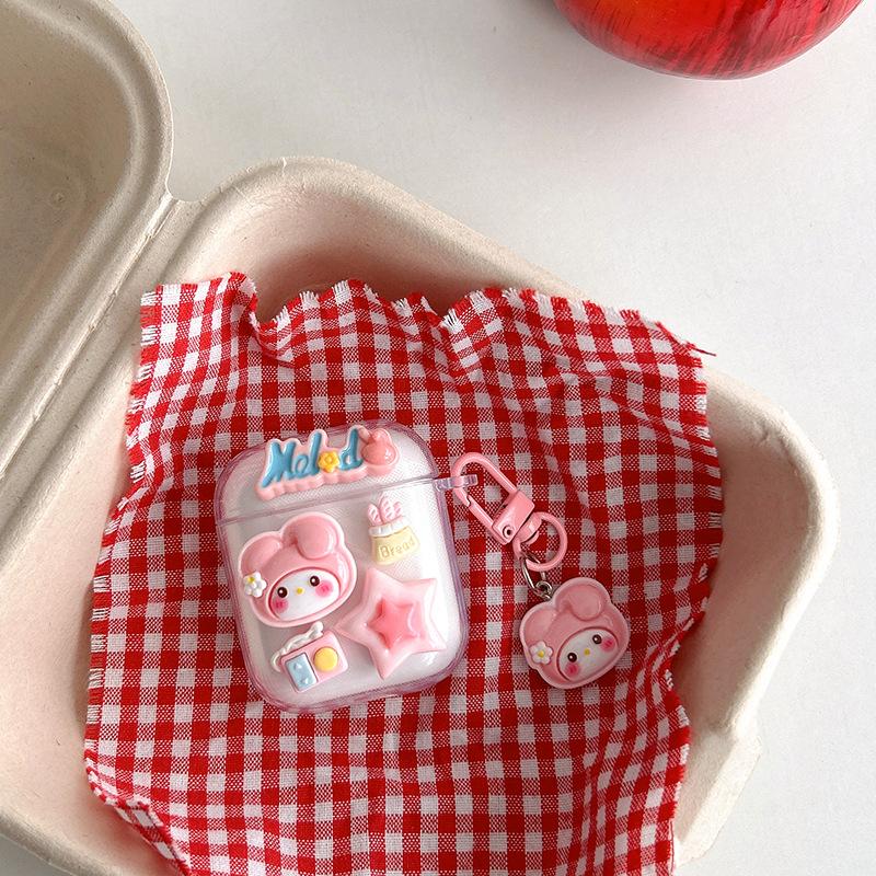 

Dream Cute Puppy Devil For Airpods Pro Protective Case Apple 3 Generation Wireless Bluetooth Headset Case 4 Generation airpods 1/2 generation