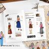 30-Piece Youth Girl Theme Character Sticker Pack, Cute Teenage Girl Images & Fresh Styles, for Journal & Diary Decoration