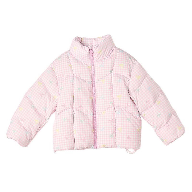 DEESHA Girls' Plaid Down Jacket