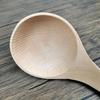 Unpainted Beech Wood Non-stick Spatula and Ladle Set - Modern Simple Wooden Cooking Utensils
