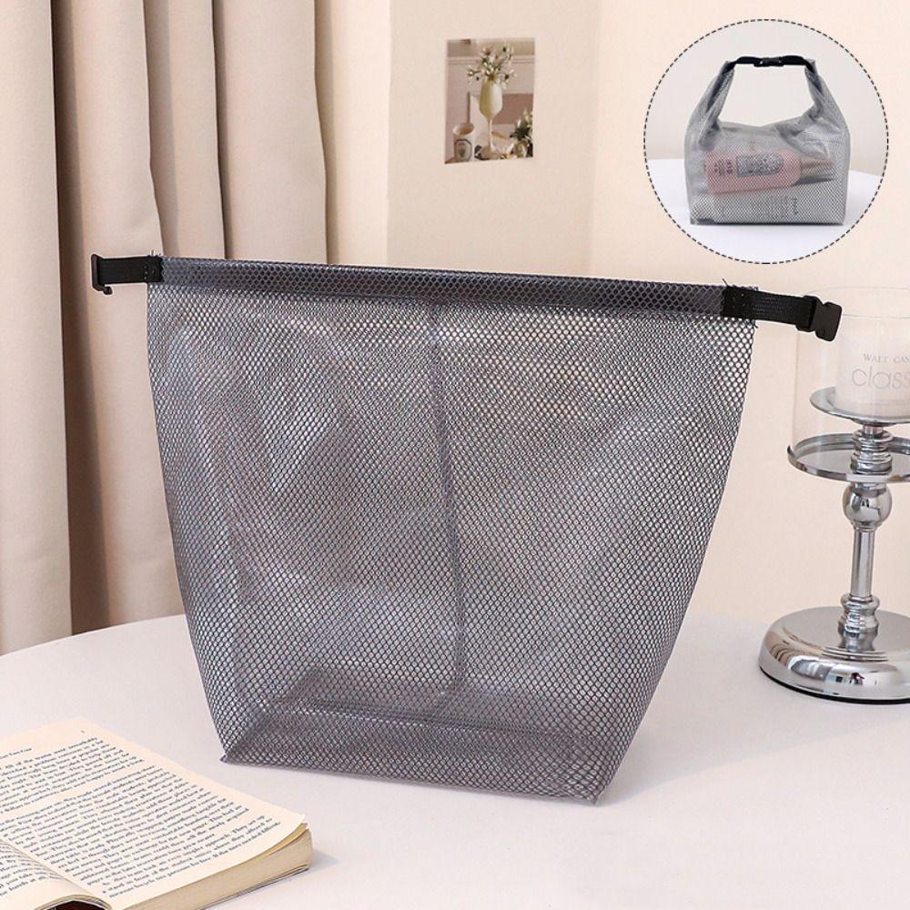 Mesh Travel Toiletry Bag Lightweight Lipstick Makeup Organizer Simple Cosmetic Container Travel