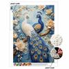 Pearl Art Painting Blue White Peacock Home Wall Decor Art Crafts Handmade DIY Adult/Beginner Gift Creative Home Decor Frameless Wall Art Kit