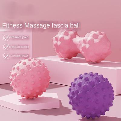 Fasciální míček masážní míček na nohy relaxace jóga fitness míček pas záda krk protažení TPR masážní bod arašídový míček