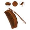 Natural Woden Comb Scalp Massage Combs Women Hair Comb With Lanyard and Drawstring Bag Wet Dry Dual Purpose Comb Women Hair Care