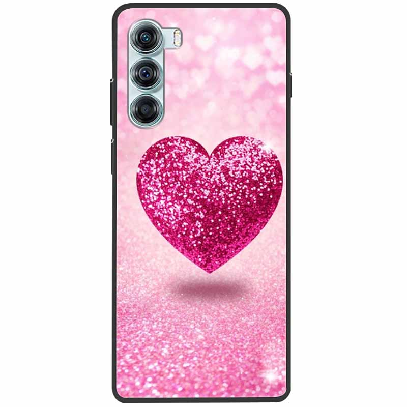 Cool Soft Cover For Moto G200 5G Case G 200 Silicone Black Protective Cases For Motorola Moto G200 5G Cover for MotoG200 Cute
