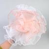 1Pcs DIY Wedding Decoration 4.5 Yards 27cm Plain Edged Wave Gauze Fresh Flower Packaging Lace Gift Wrapping Material