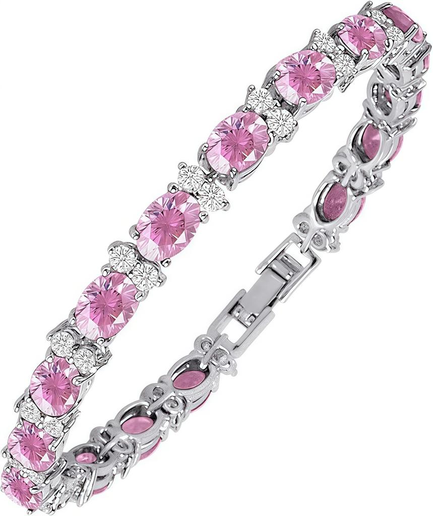 2026 Colorful Crystal Bracelet AAA Zircon Bracelet European and American Style Temperament Versatile Women's Jewelry