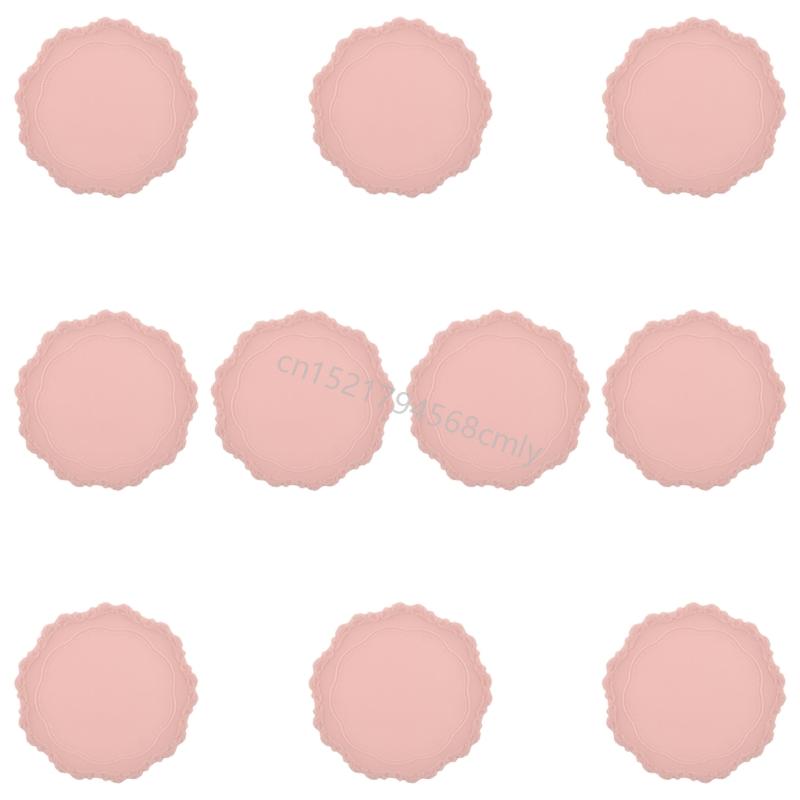 Reusable Silicone Crafting Mats Sturdy Heat Resistant Surfaces for Candle Stamping Designs 6XDE