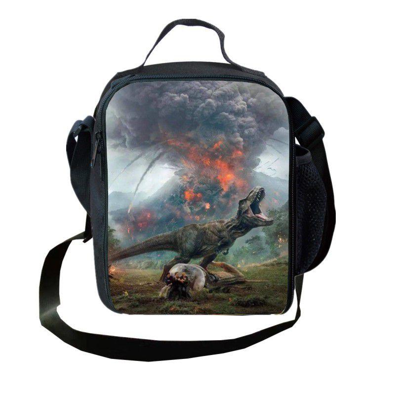 Jurassic Park Dinosaur 3d Lunch Bag For Kids With Tyrannosaurus Rex Print