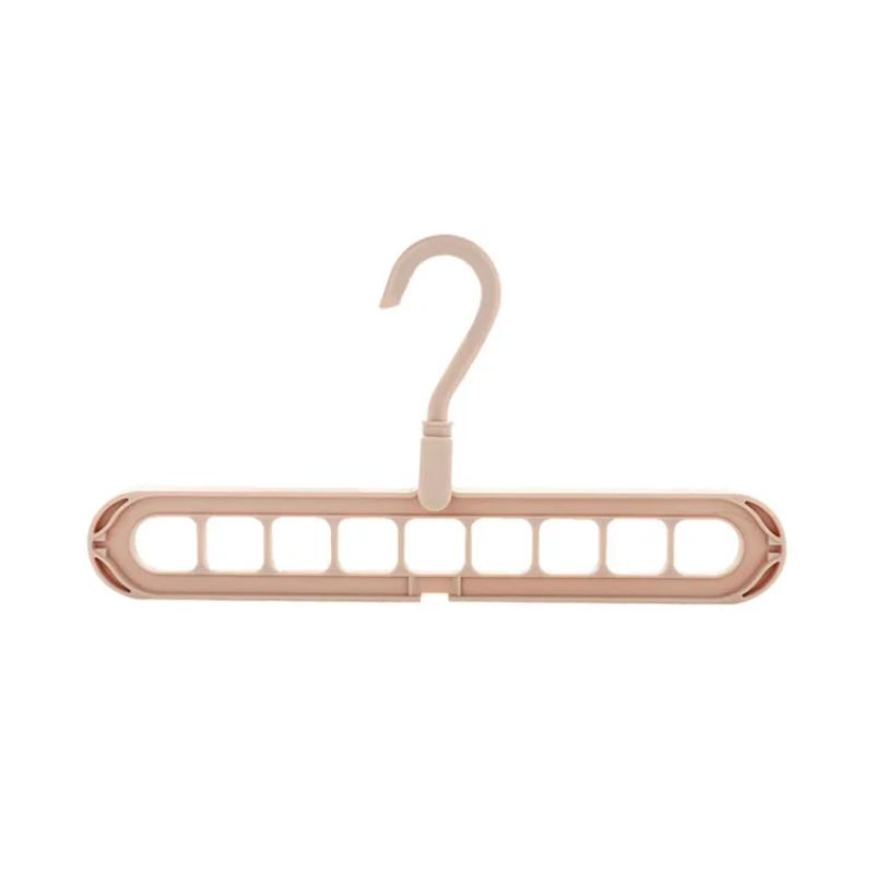 1PC Space-Saving 9-Hole Clothes Hanger for Closet Organizer Clothing Rack Home Storage Pants Hanger and Wardrobe Organization