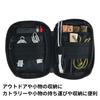 Takagi KANUCHI OUTDOOR Outdoor Gear Pouch Black Accessory Case 3 Levels Adjustable Belt Loop Width Camping Leisure Belt Loop Waist Pouch Mini Pouch Po