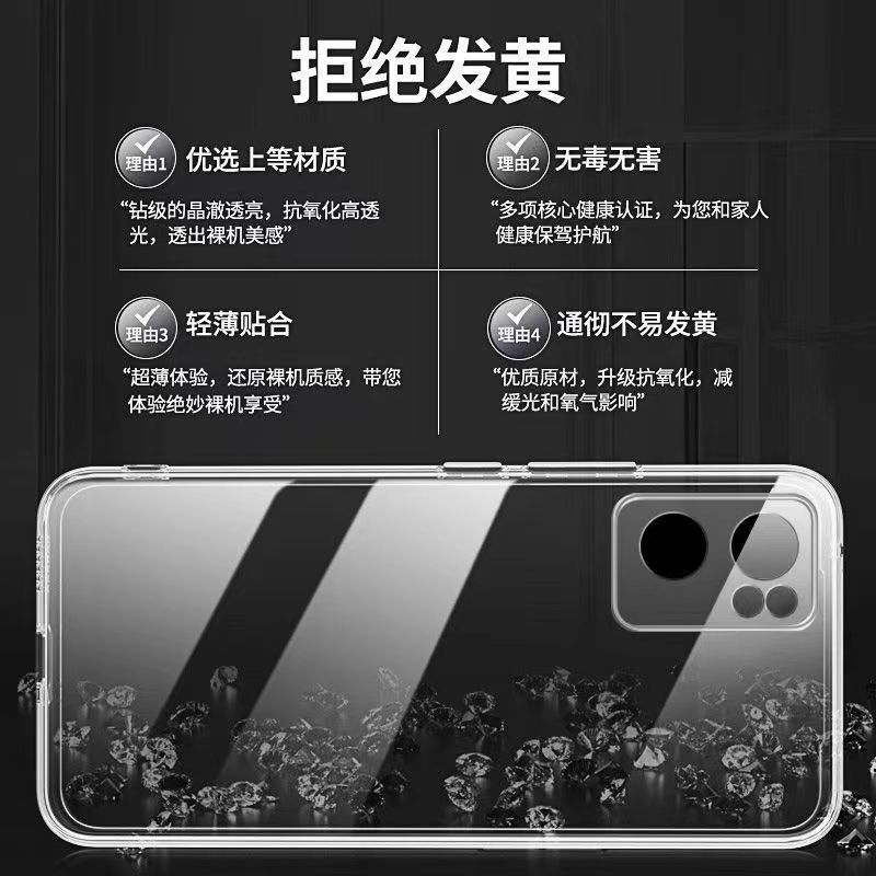 Applicable To OPPOreno1 Shell Reno1pro Transparent Soft Shell Se All-inclusive Ultra-thin Transparent Male Anti-drop Female Protective Cover